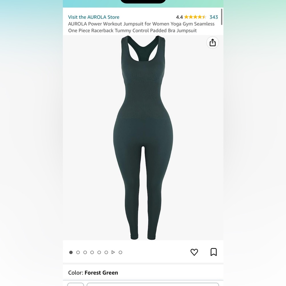 Aurola workout jumpsuit